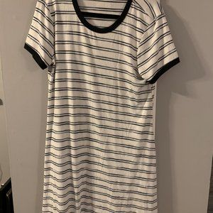 Striped t-shirt dress